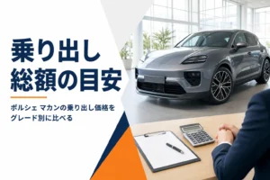 ショールームのマカンと見積書のイメージ