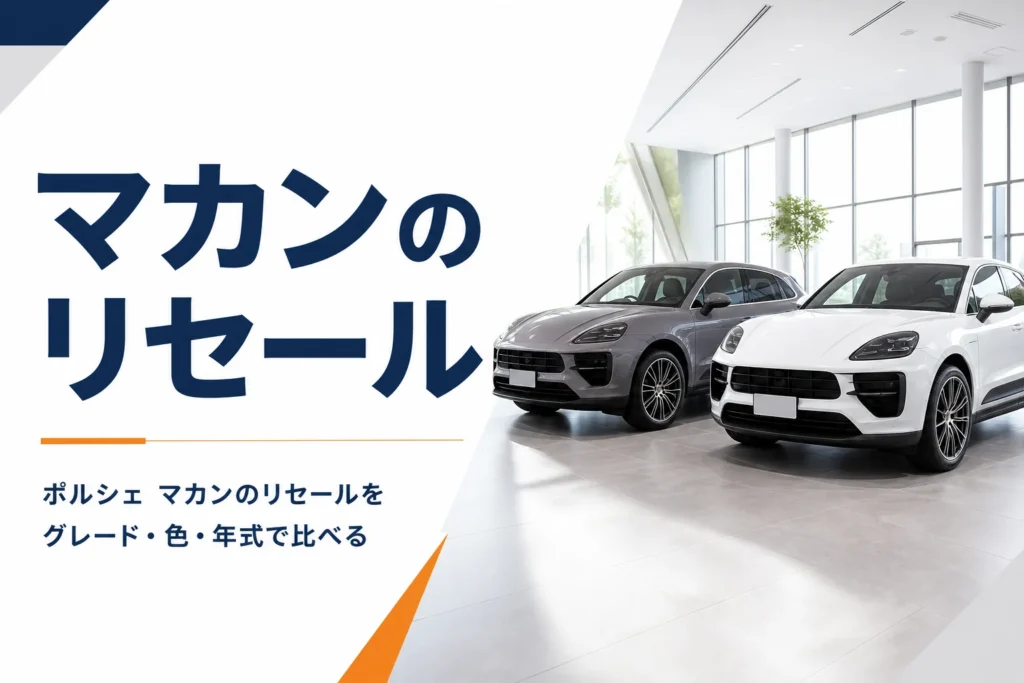 ショールームに並ぶ2台のSUVのイメージ